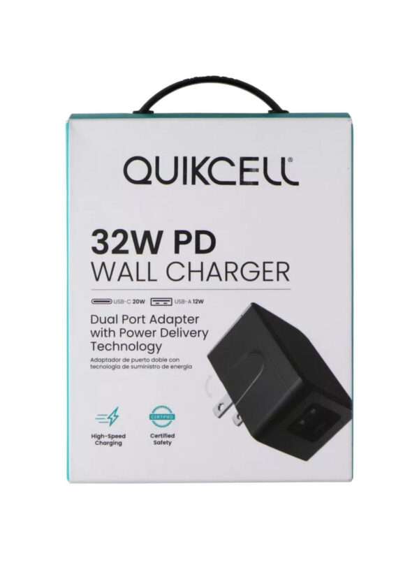 Quickcell Dual Port Wall Charger 32W PD